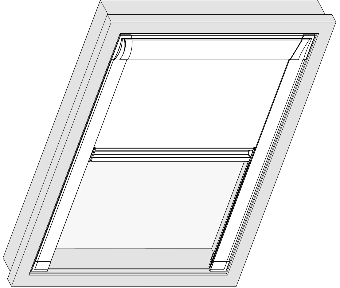 Teba® DF Standaard Plus rolgordijn